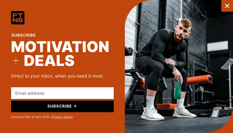 Ftns - subscribe orange image right template preview