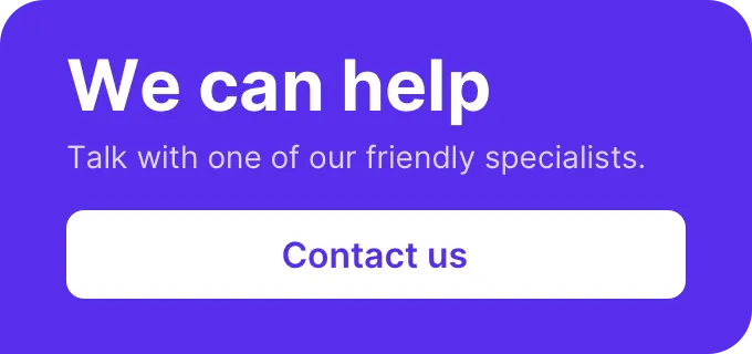 Wireframe - slide-in small help color background template preview